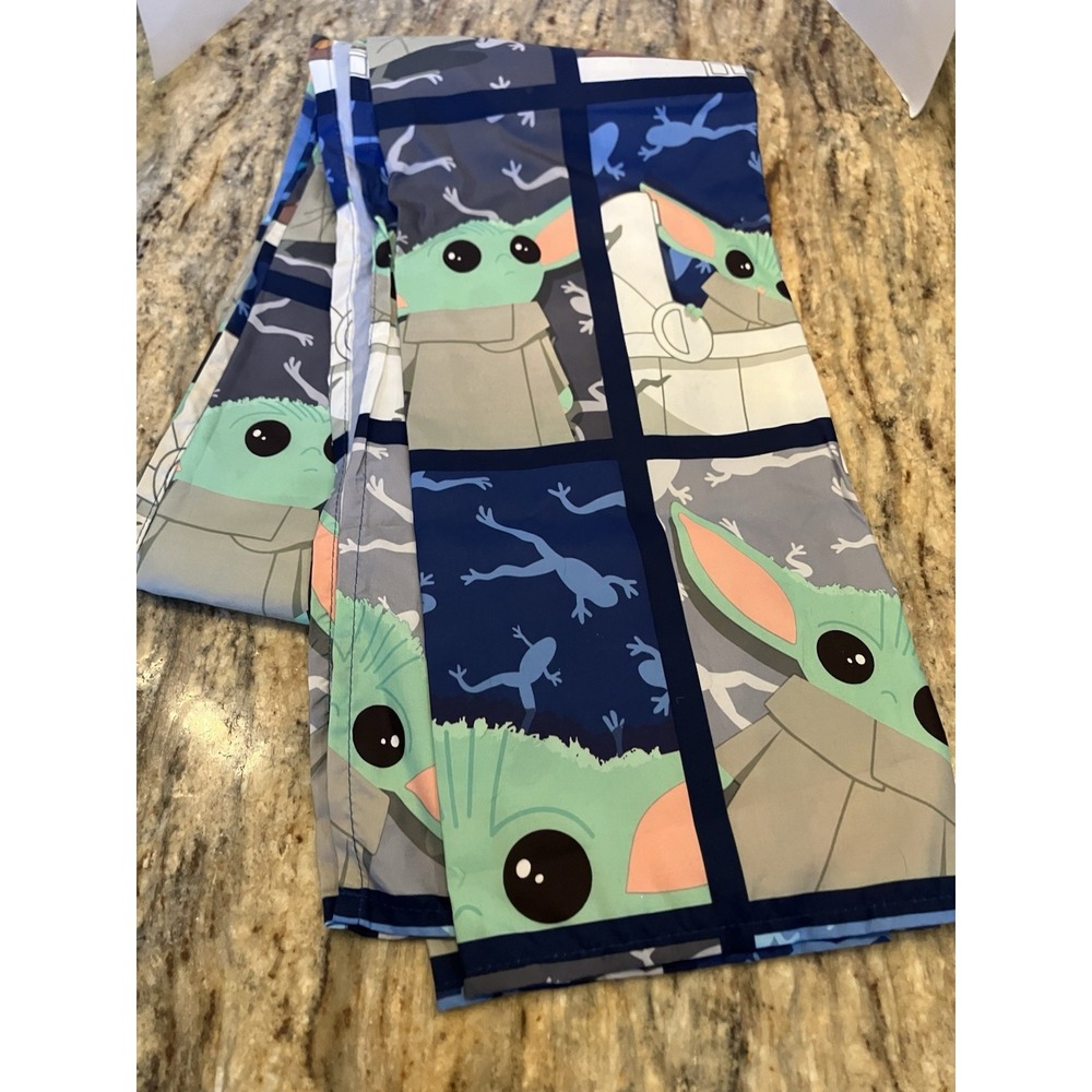 Star Wars The Mandalorian Bathroom Shower Curtain 72"x72"  Baby Yoda Grogu NWOT